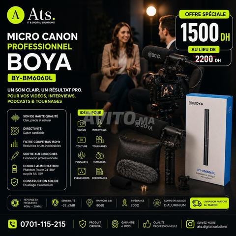 Micro Canon BOYA BY-BM6060L Professionnel Original