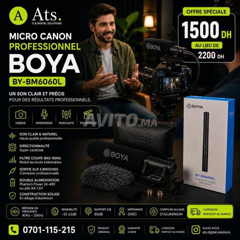Micro Canon BOYA BY-BM6060L Professionnel Original - 2