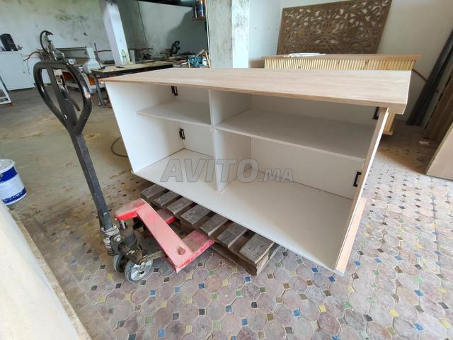 Stand bar traiteur sur mesure bois démontable - 2