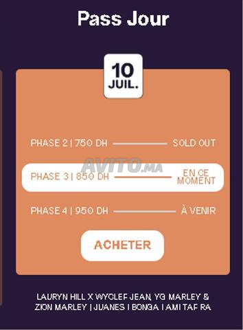 Billet 9 juillet Jazzablanca Ms. Lauryn Wyclef Jean - 2