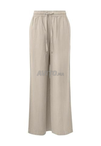 Pantalon en lin beige taille M/L - 2