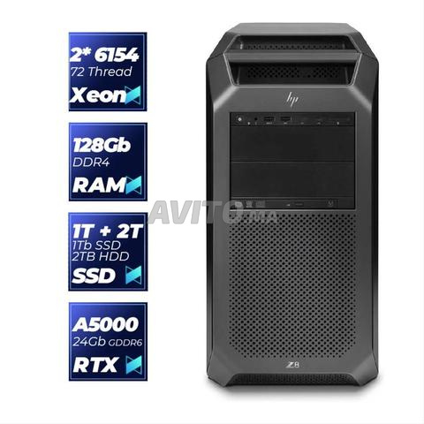 محطة عمل HP Z8 G4 Xeon RTX A5000 128 جيجابايت SSD