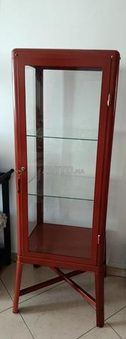 Vitrine IKEA FABRIKÖR rouge – Excellent état - 2