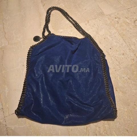 Sac Stella McCartney bleu en bon état - 2