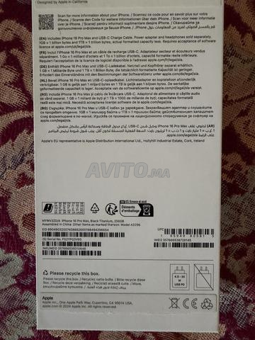 iPhone 16 Pro Max 256Go Noir - 2