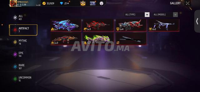 Compte Free Fire - 2