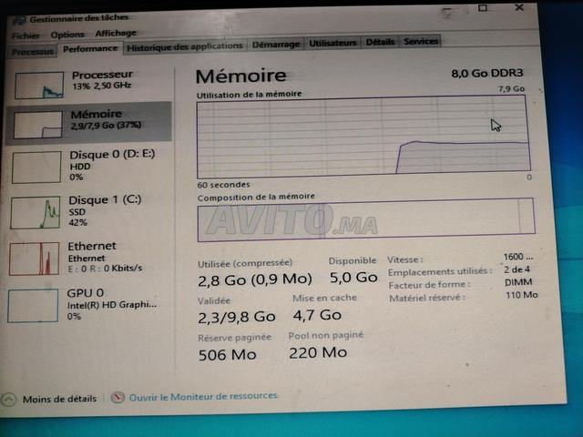 كمبيوتر مكتبي HP ProDesk i3 8 جيجا رام SSD - 2