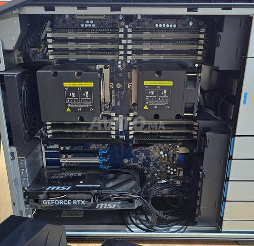 HP Z8 G4 2 Xeon Gold 6154 RTX 5060 Ti 256 جيجابايت DDR4