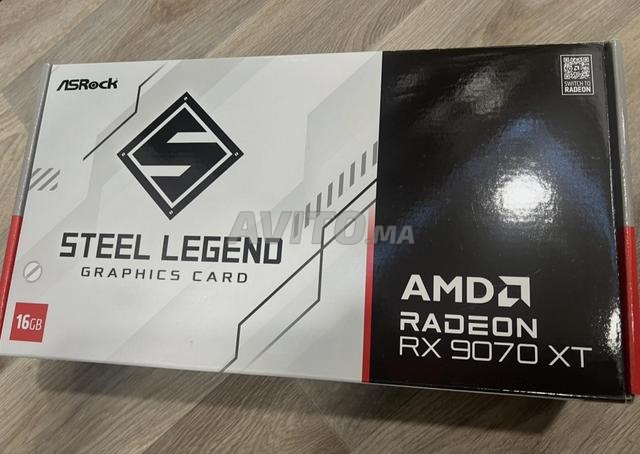 ASRock AMD RX9070XT Steel legend 16Go (جديد) - 2