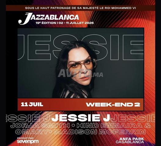 Ticket Jazzablanca Jessy J & Jorga smith 11/07