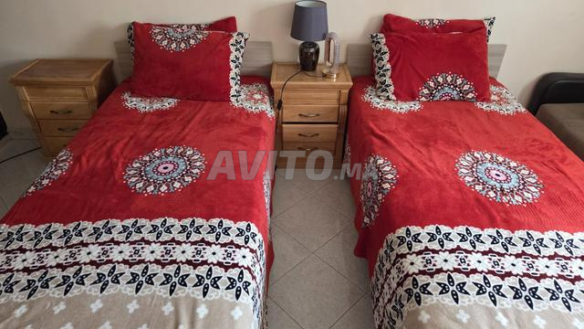 Vends 2 lits jumeaux. Raison déménagement.
