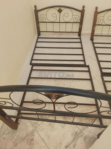 هياكل سريرين وهيكل سرير غرفة النوم - 2