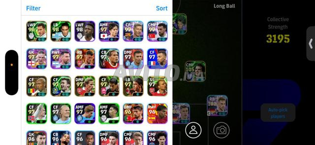 حساب أسطوري للعبة eFootball PES 2021 موبايل. 🤯 - 2