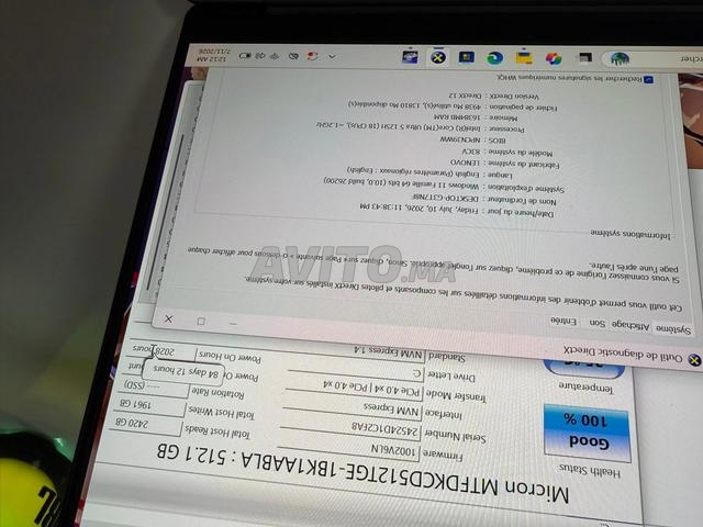 Lenovo Yoga Slim 7i ultra 5 16GB ram ddr5 512Go
