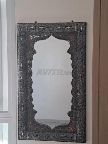 مرآة حائط مغربية مصنوعة يدوياً من المايشورت - 2