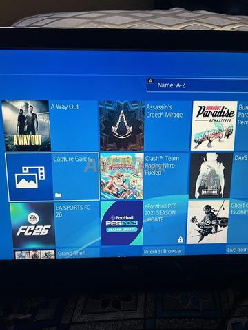 PS4 Fat Edition Mat avec manette et jeux complets - 2
