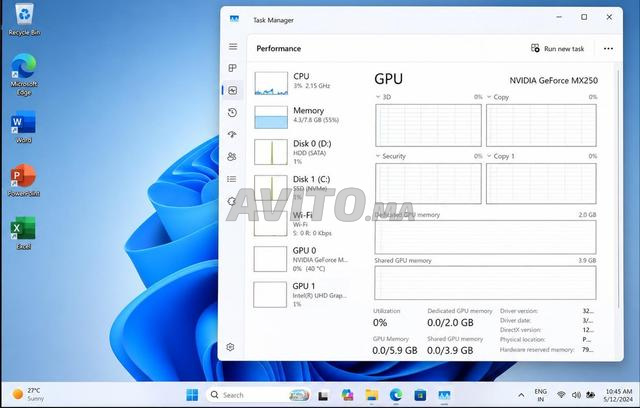 HP ProBook i7 10ème Gén - Double Carte Graphique - 2
