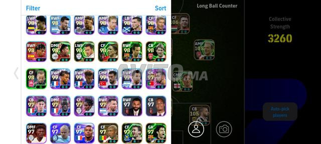 Compte eFootball - Force Collective 3260 - 2
