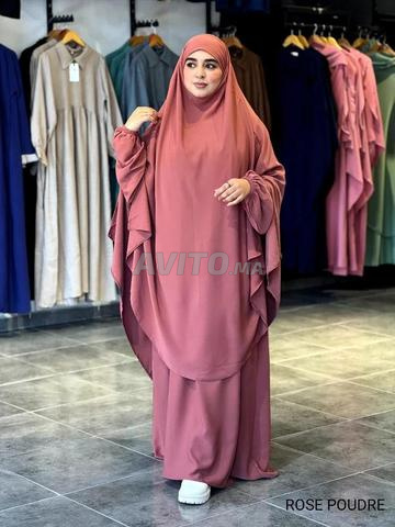 Abaya et Khimar en tissu élégant 😍 - 2