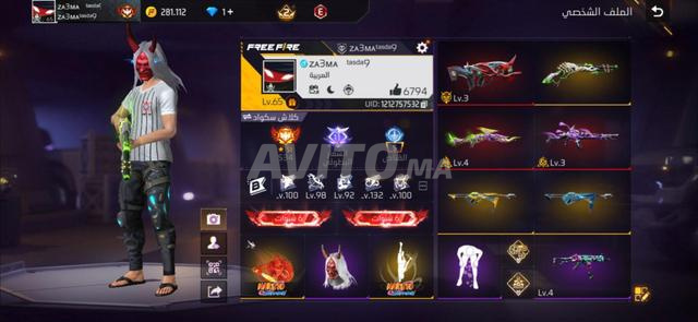 Compte Free Fire propre ✨