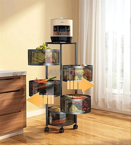 Étagère rotative pour organiser les choses