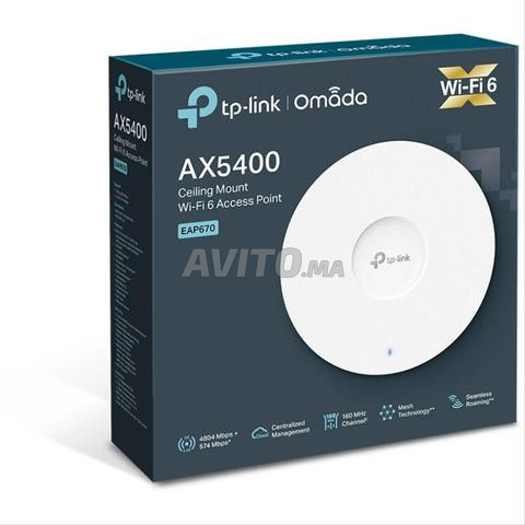 TP-Link Omada AX5400 (EAP670) – نقطة وصول واي فاي 6 احترافية