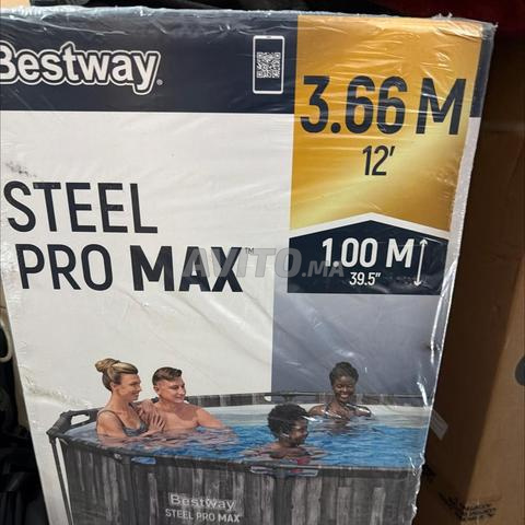 مسبح Bestway Steel Pro Max دائري - 2