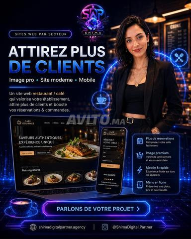 Site restaurant café pour attirer des clients