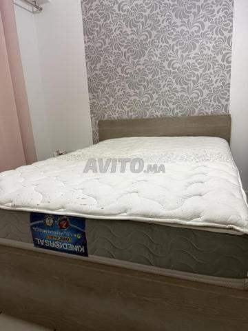 Lit- commode - chevet - matelas KITEA - 2