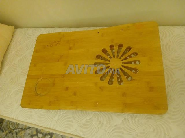 Table pc portable en bois bambou