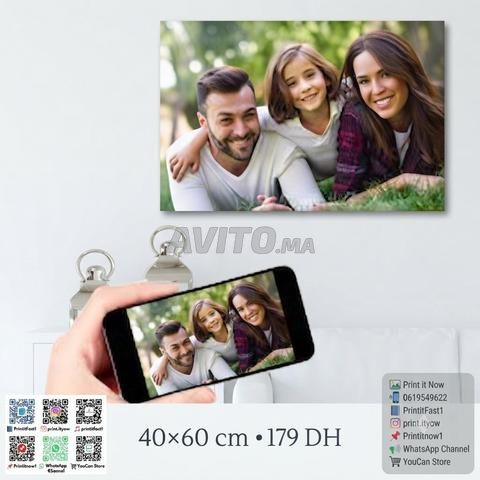 عرض حصري تابلوا خاص بصوركم 40×60 MDF 179 درهم فقط