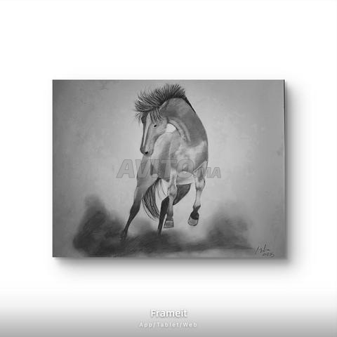 6 Tableaux Originaux au crayon - 2
