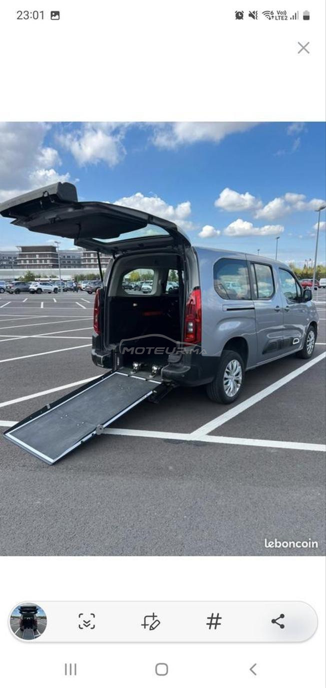 Citroen berlingo XL TPMR, avec rampe handicapé