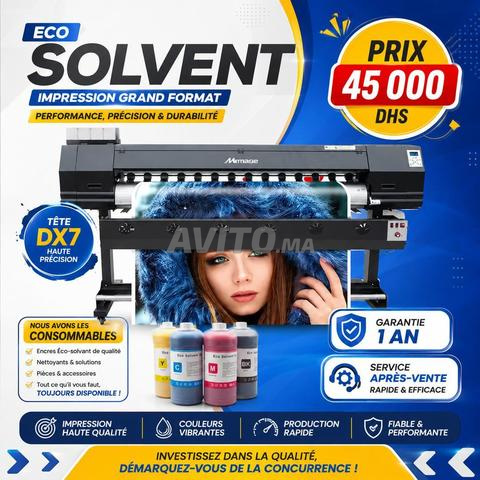 Imprimante Eco Solvent 1.80m DX7 Professionnelle