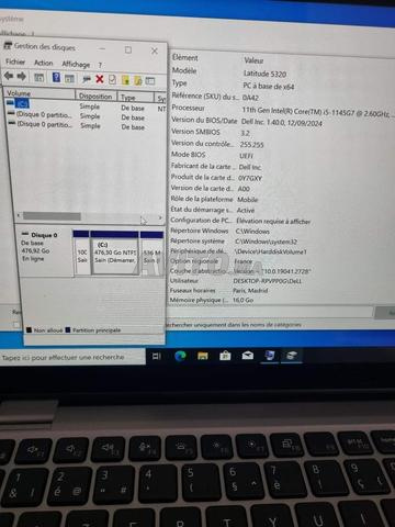 Dell Latitude 5320 2-en-1 i5-1145G7 16Go 512 SSD - 2