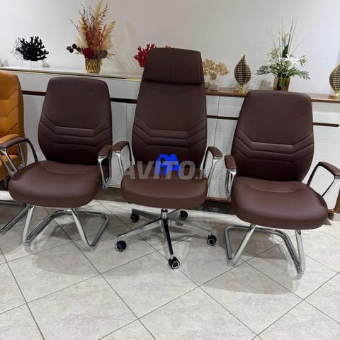 Pack Fauteuil Direction et Chaise Visiteur Luxe - 2
