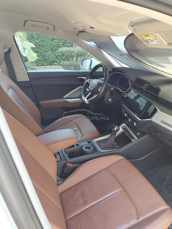 AUDI Q3 35 TDI - Blanche intérieur cuir Marron