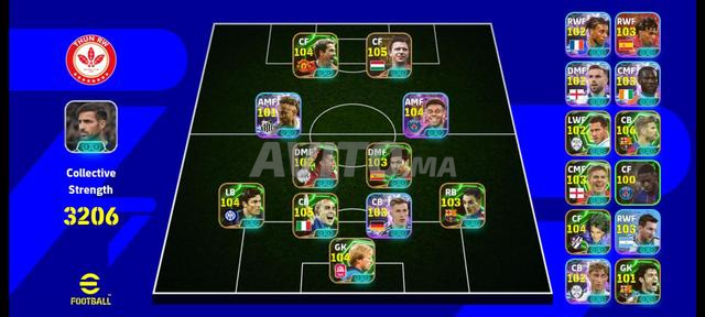 Compte PES à vendre propre division 1 top 30000