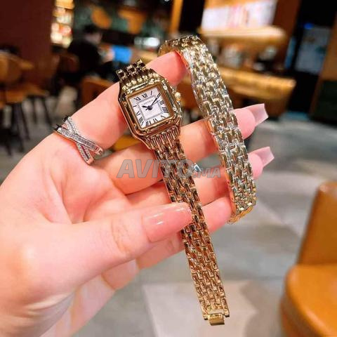 Montre femme de luxe double bracelet - 2
