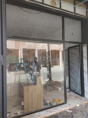 Vitrine en aluminium