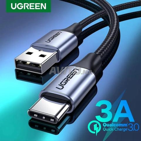 كابل Ugreen بيانات 1 متر USB-C ذكر إلى USB 3.0 3A