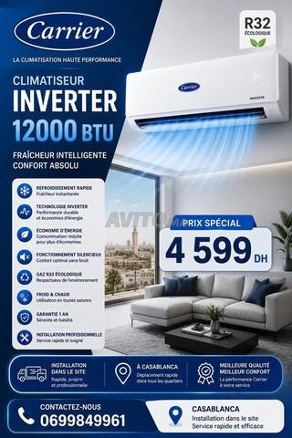 la clim carrier 9000btu 12000btu 18000btu inverter - 2