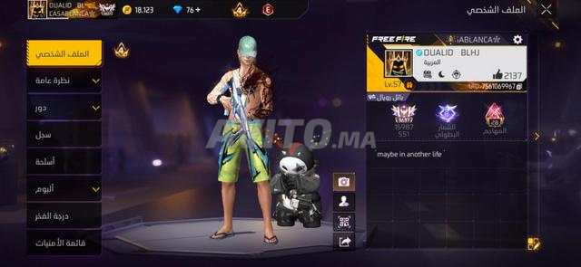 Compte Free Fire - 2