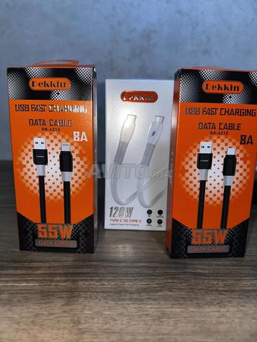 🔋Câble Charge Rapide USB-C-iPhone – Qualité Premium
