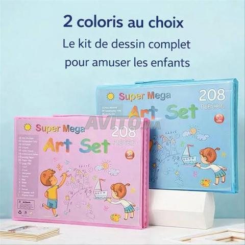 Super Mega Art Set 208 Valise de dessin et de peinture complète