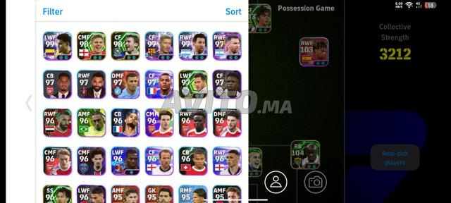 Compte eFootball PES Mobile - 2
