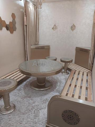 Bois (salon) comme neuf (1 an d'utilisation) - 2