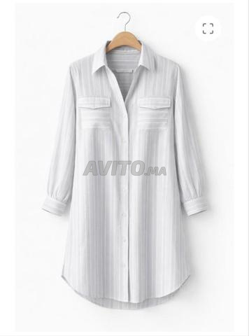 Chemise rayée femme
