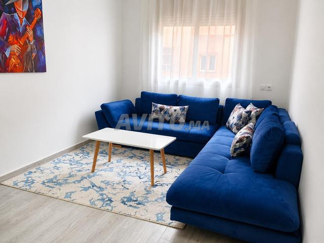 Appartement meublé à louer mensuellement – Quartier Al-Azhar, Route d'El Jadida