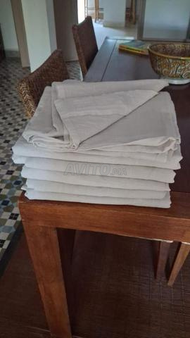A vendre tringles et rideaux en lin - 2